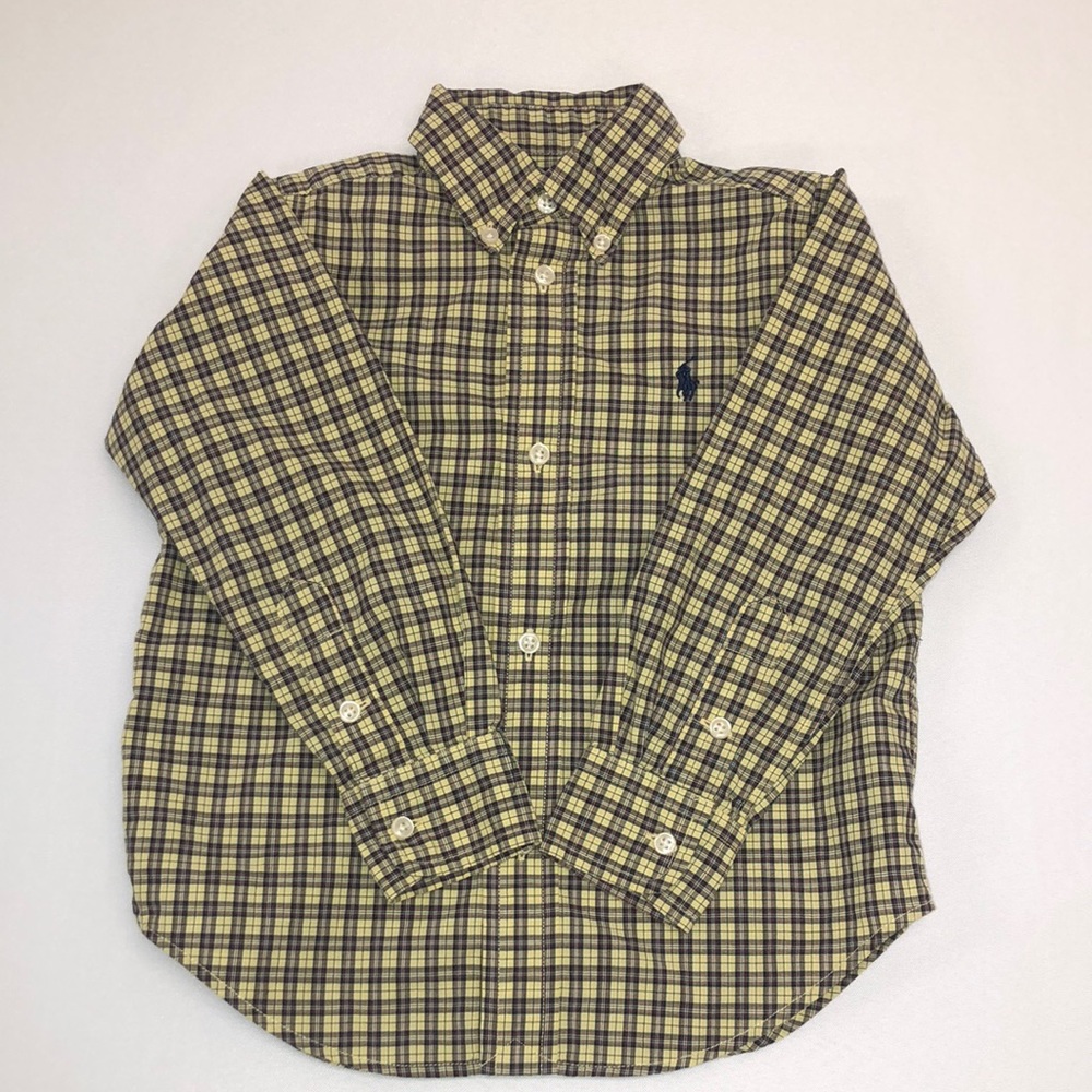 TODDLER Ralph Lauren Long Sleeve Button Down Shirt Size 3/3T